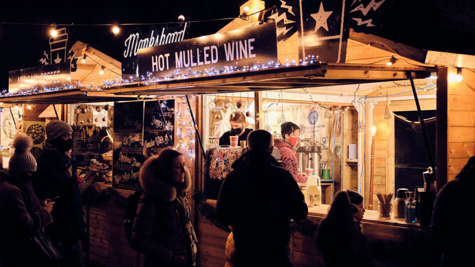 Christmas markets with mulled wine