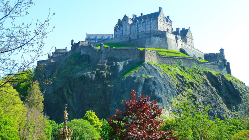 Edinburgh Castle in Scotland