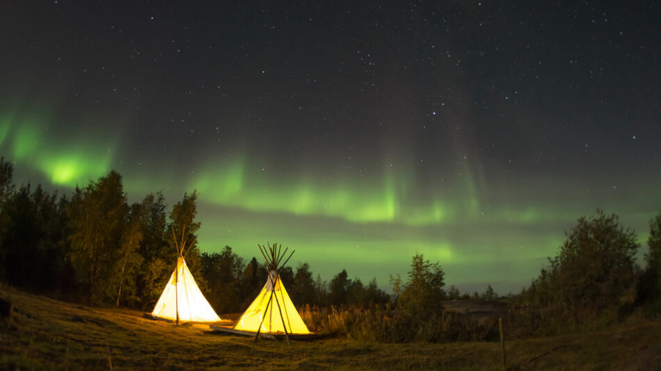 best places to see the northern lights in Canada - Yukon