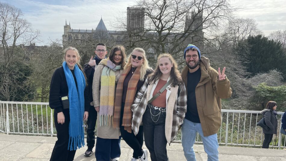 group of friends in York