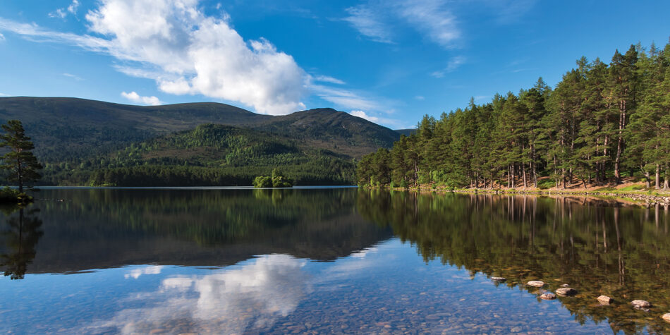 Loch an Eilein in Scottish Highland