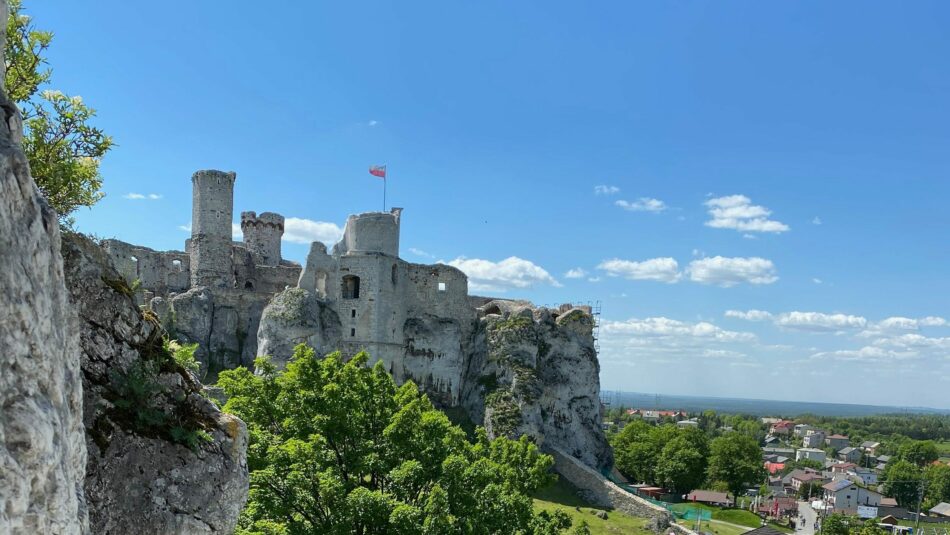 castle in Ogrodzieniec, Poland