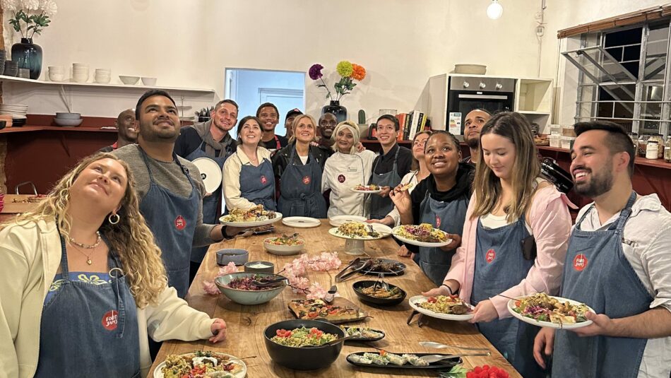 cooking class at FoodJams in South Africa