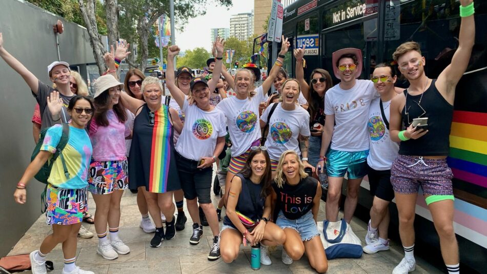 LGBTQIA+ pride celebration in Sydney, Australia