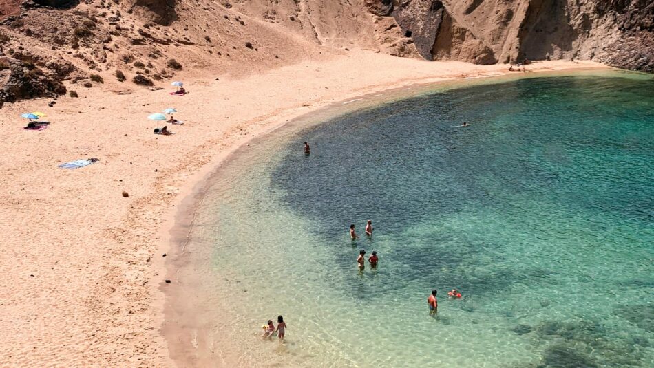 desert beach in the Canary Islands