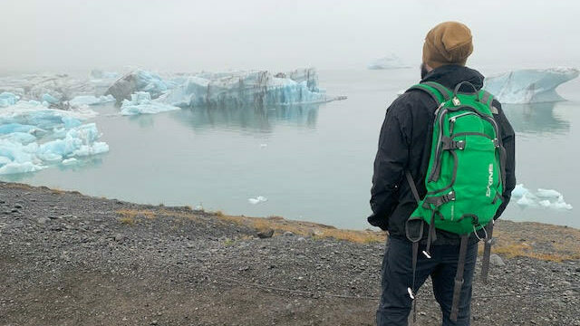 contiki traveller in Iceland