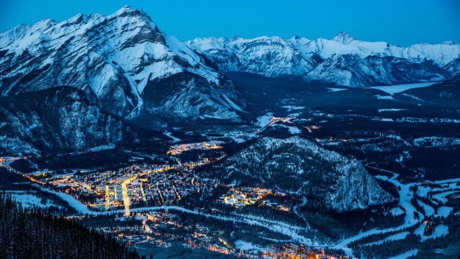 View of Banff in Canada