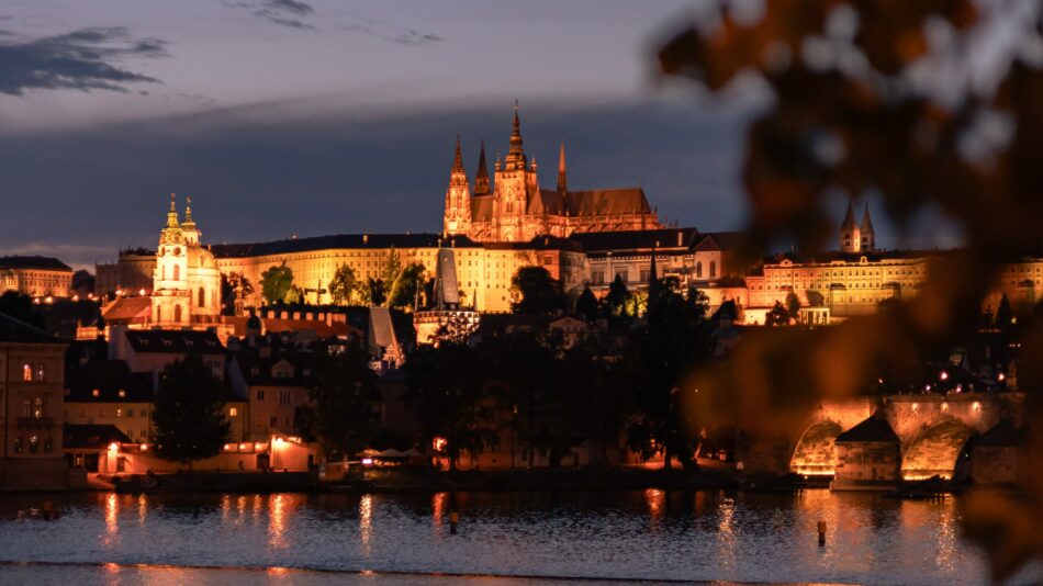 City of Prague at night