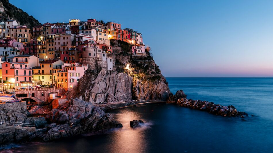 port view of Cinque Terre