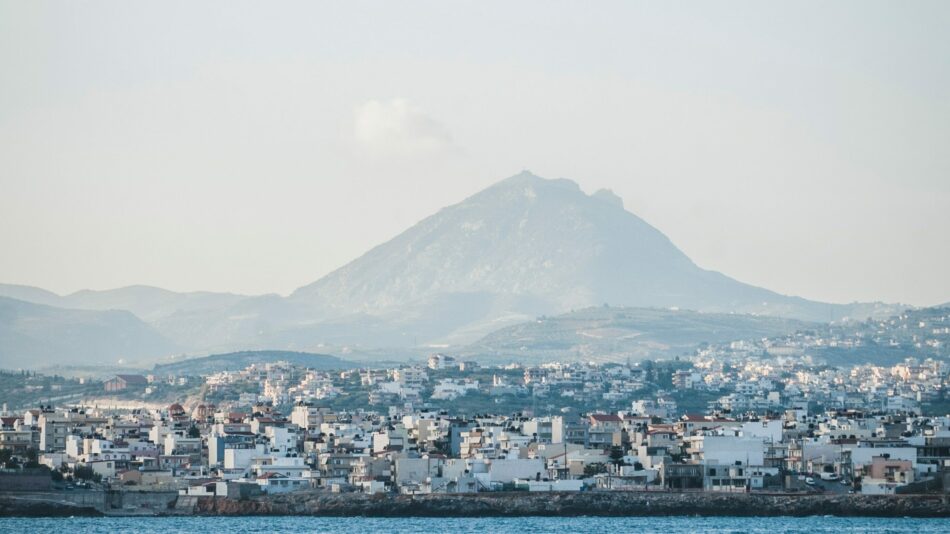 City of Heraklion in Crete, Greece