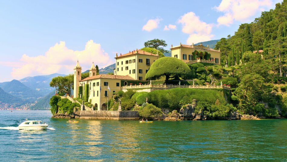 Lake como in Italy