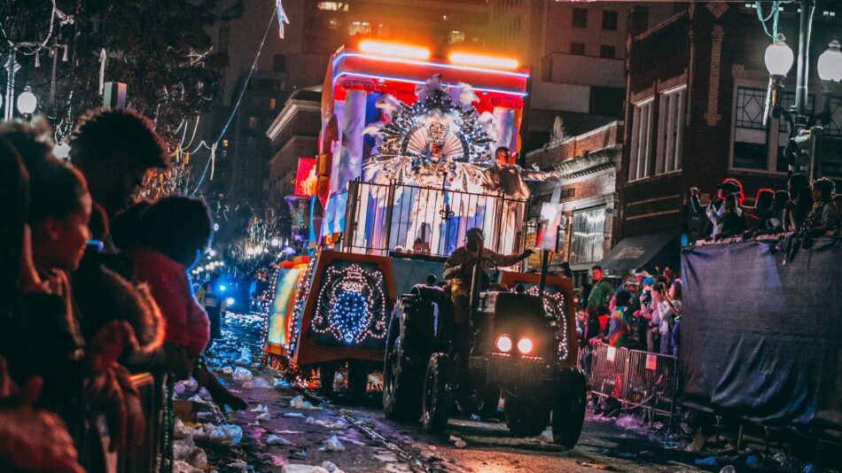 spooky mardi gras celebrations in New Orleans, USA