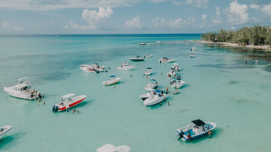 Cayman Islands seafront port