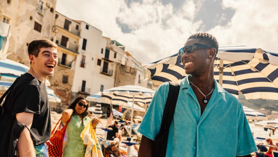 Travellers in Sicily, Italy