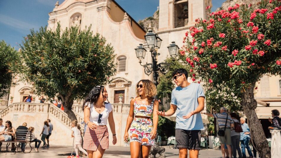 Contiki travellers in Palermo, Sicily