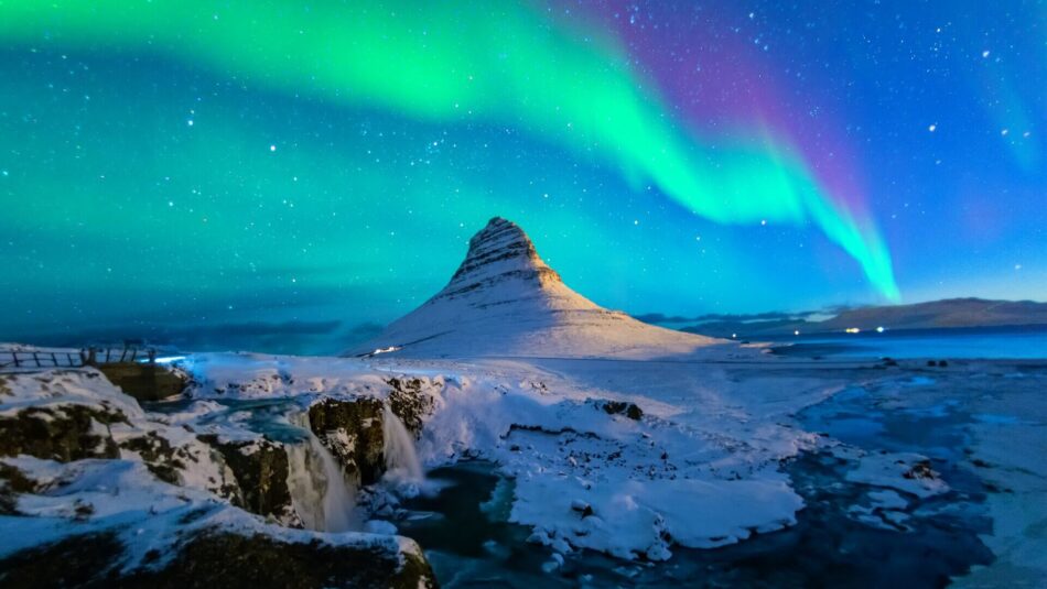 northern lights in Iceland