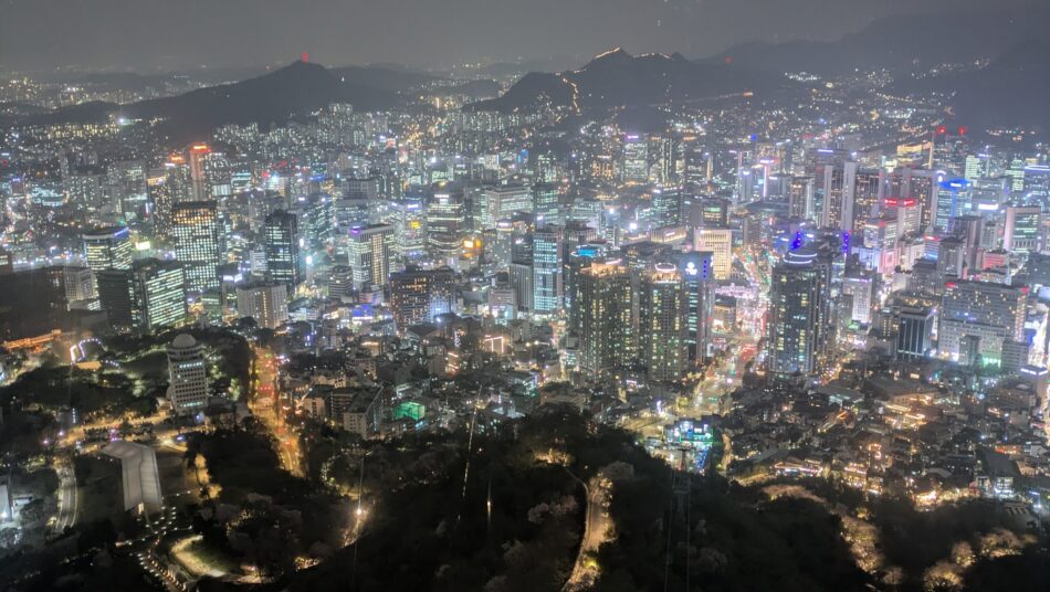 View of Seoul in South Korea