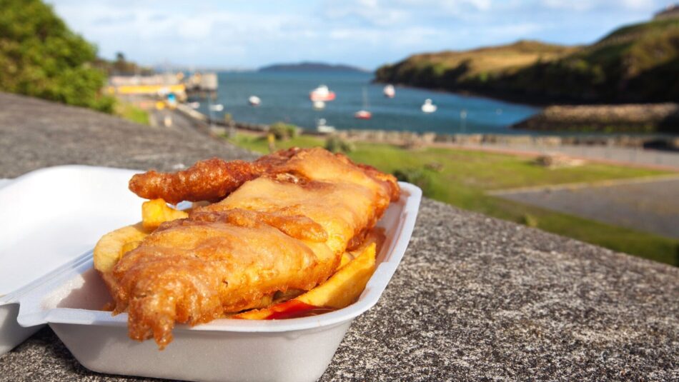 fish and chips meal