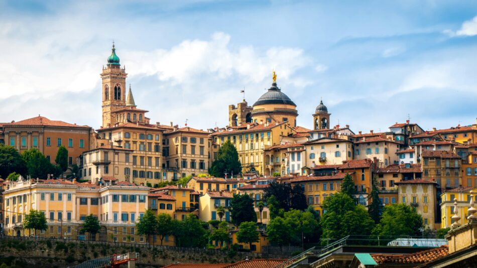 Bergamo city in Italy