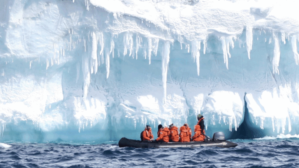 ice diving in Antarctica