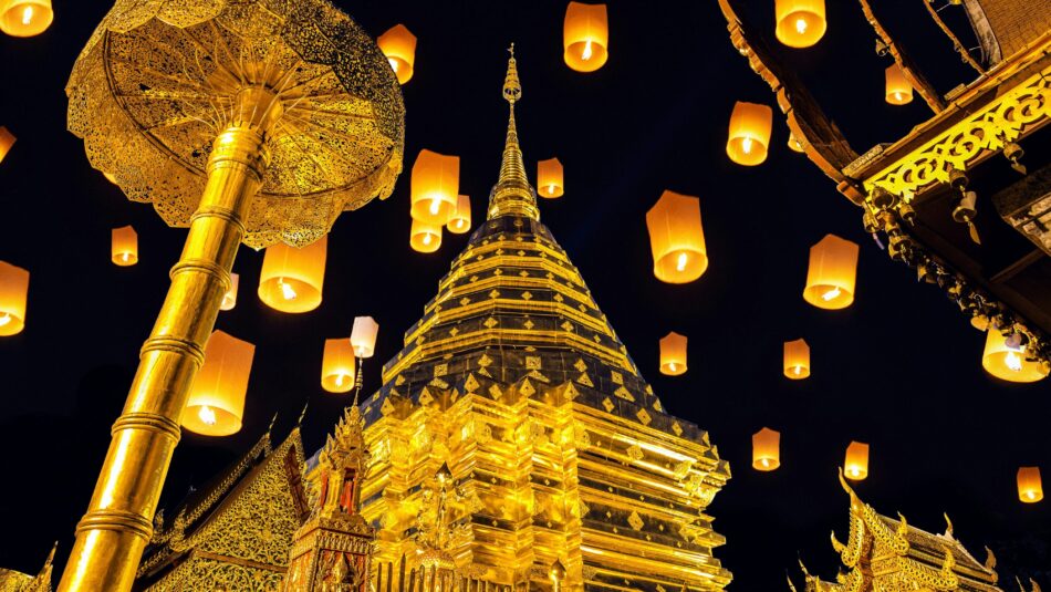 Thai lantern festival, Yi Peng, Thailand