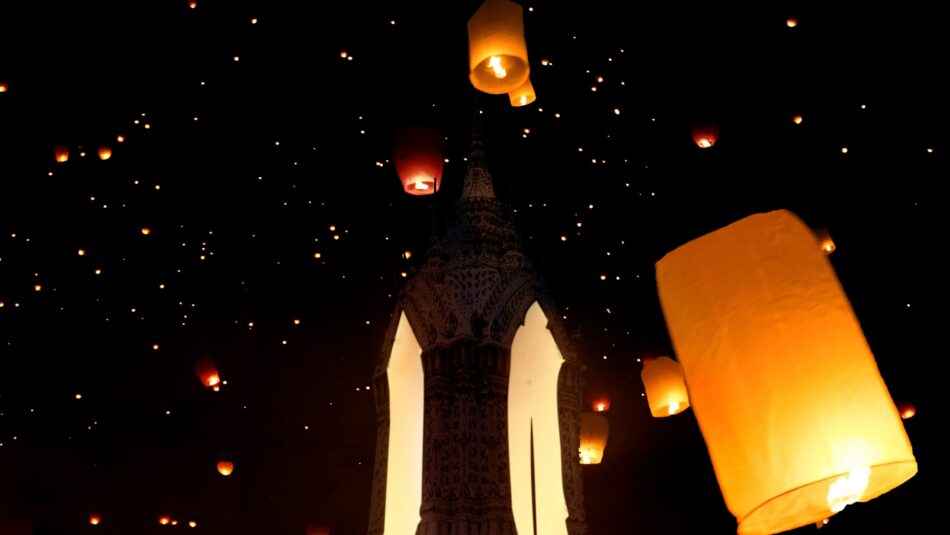 Thai lantern festival, Yi Peng, Thailand