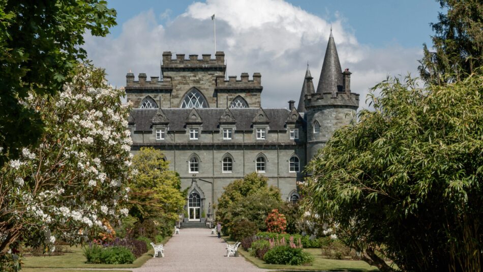 Inveraray Castle in Argyll and Bute in Scotland