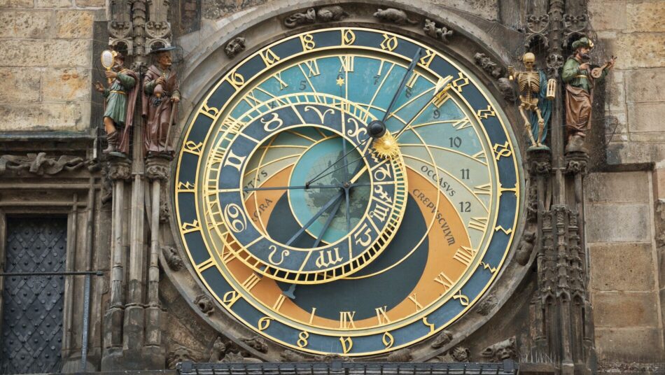 Astronomical clock on Old Town Hall in Prague