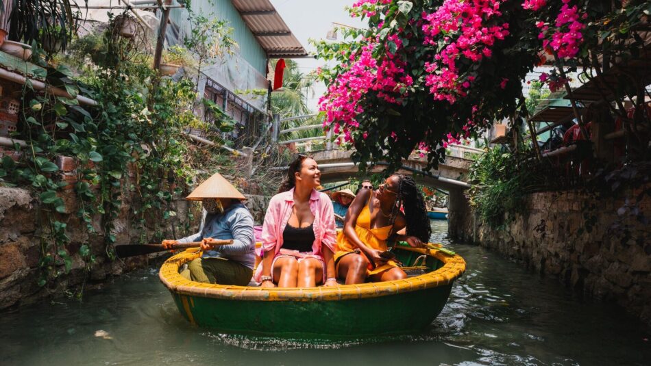 Cam tanh coconut village river in Hoi An, Vietnam