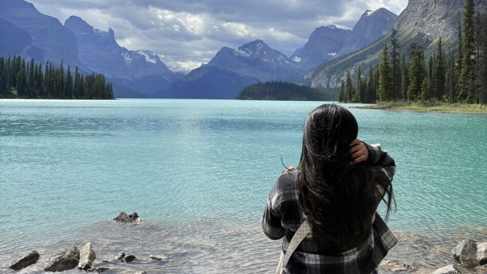 turquoise lakes in the Canadian Rockies