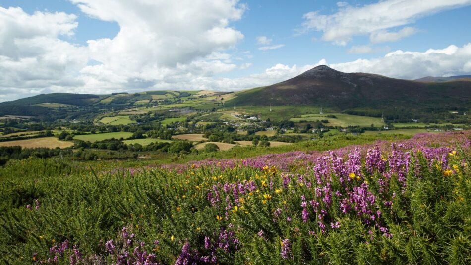 Sugarloaf mountain in Wicklow, Ireland