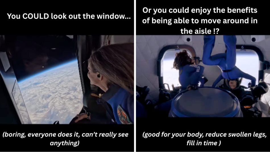 katy perry in space window seat