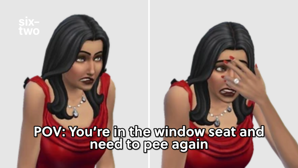 window seat pain six-two contiki meme the sims