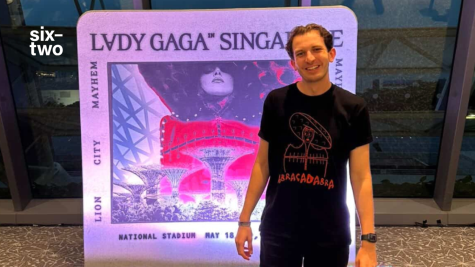 Lachlan Guertin at Lady Gaga in Singapore 2025